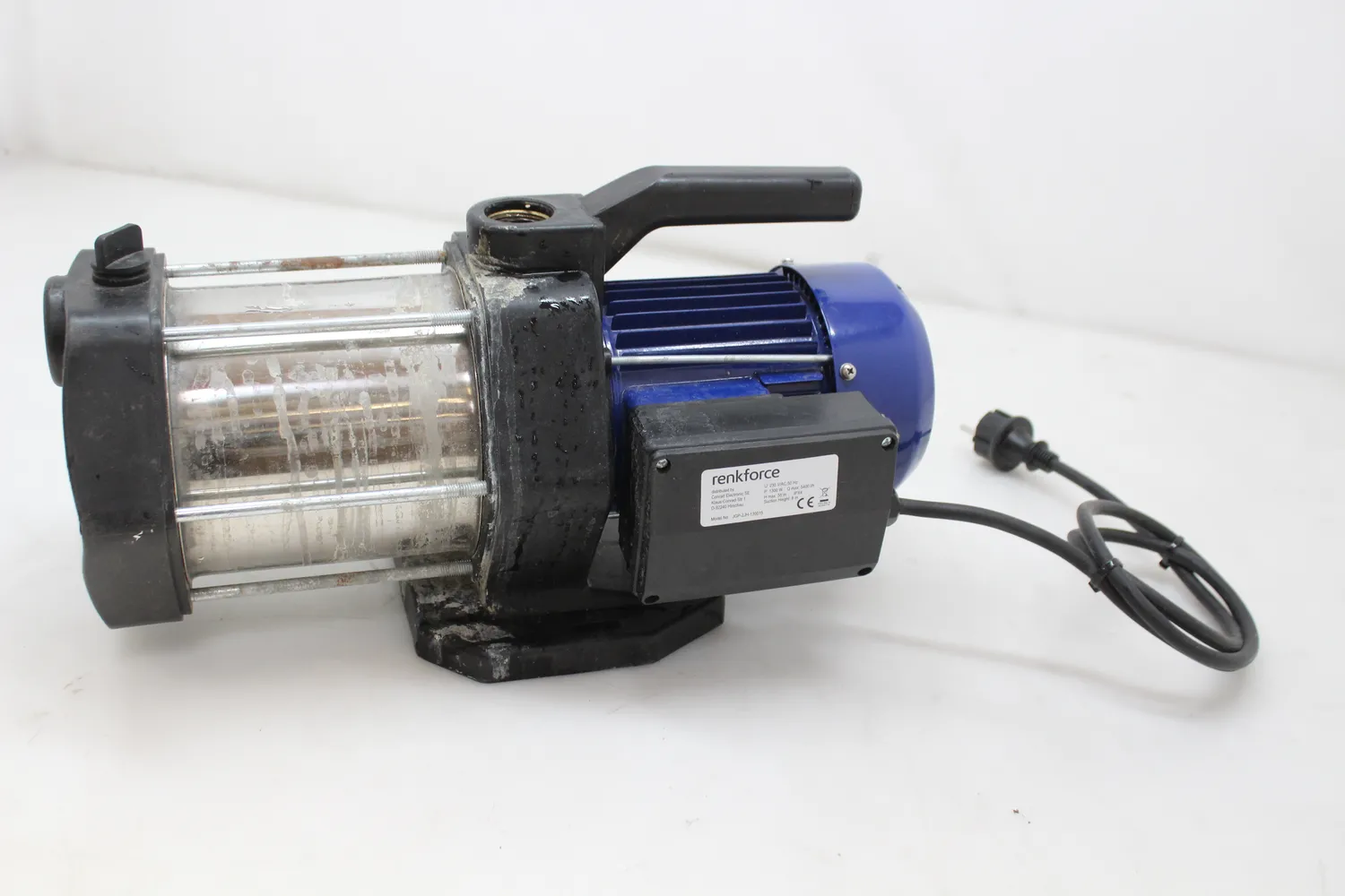 Renkforce Gartenpumpe Tauchpumpe Pumpe Wasserpumpe 5400 L/H 55 M Defektware D-Ware