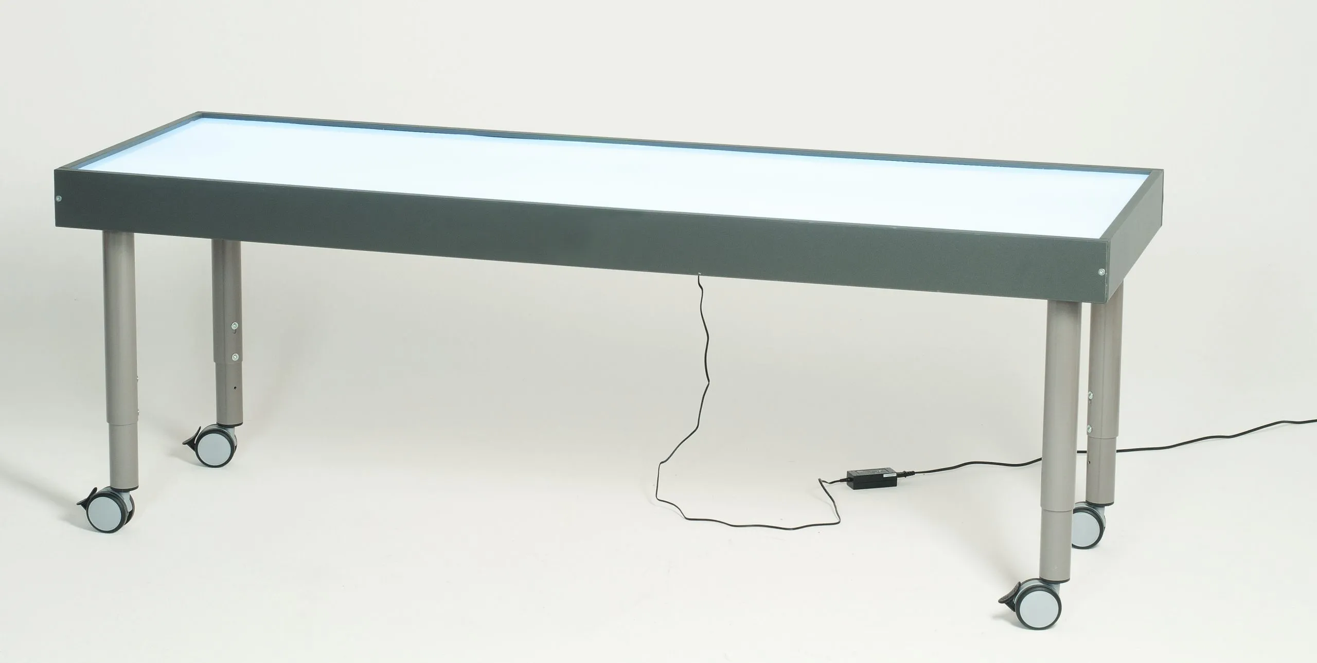 Dusyma Leuchttisch groß, optional mit Wandspiegel