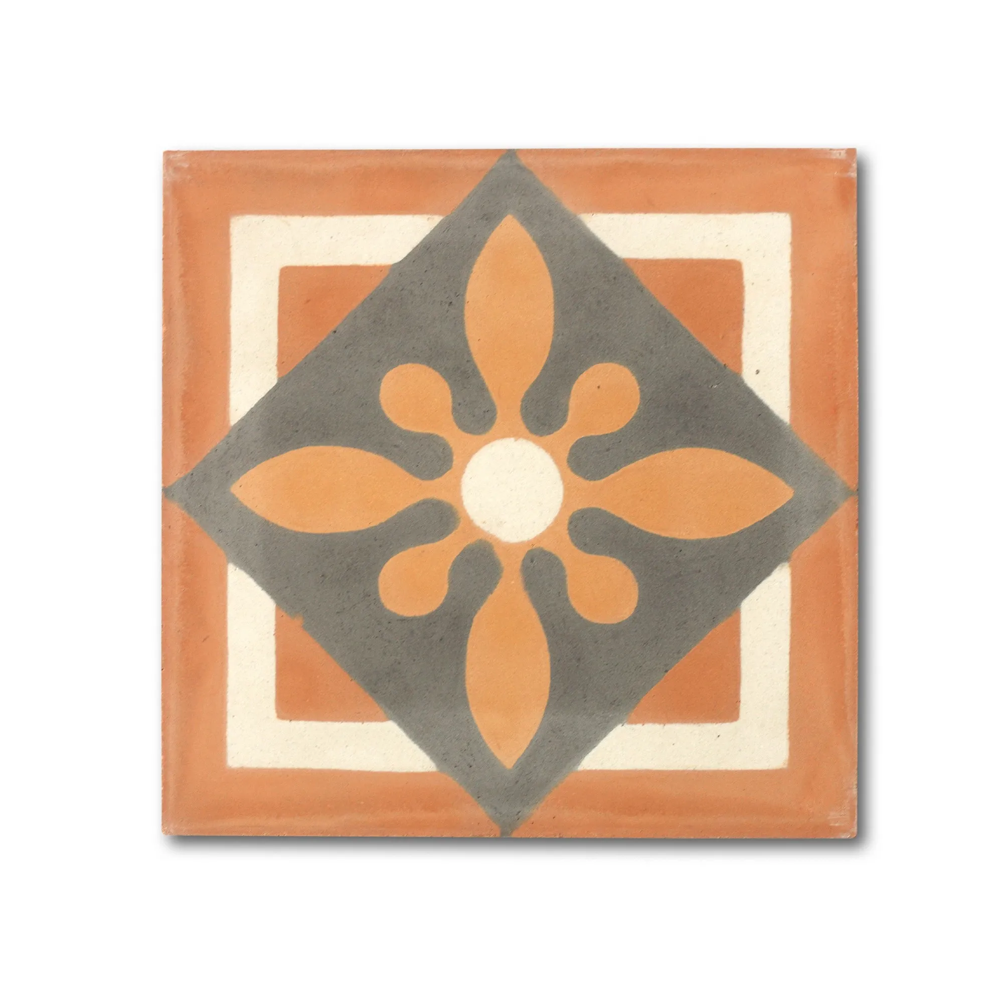 Zementfliese, T 20 cm, B 20 cm