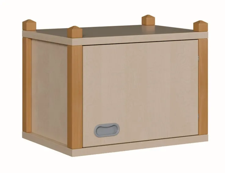 Stollenhängeschrank mit Tür, Breite 56 cm
