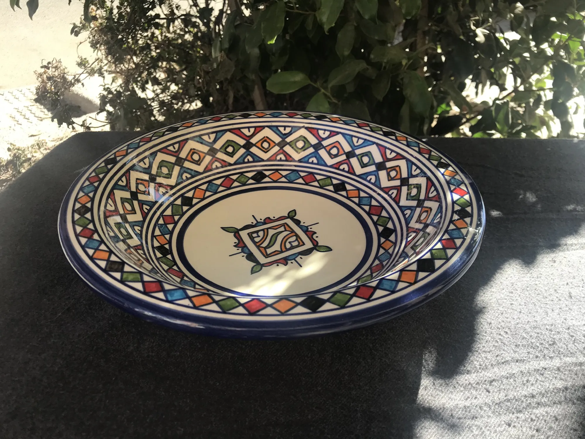 Zierkeramikteller 'Hambra', Ø 28 cm, H 6,5 cm