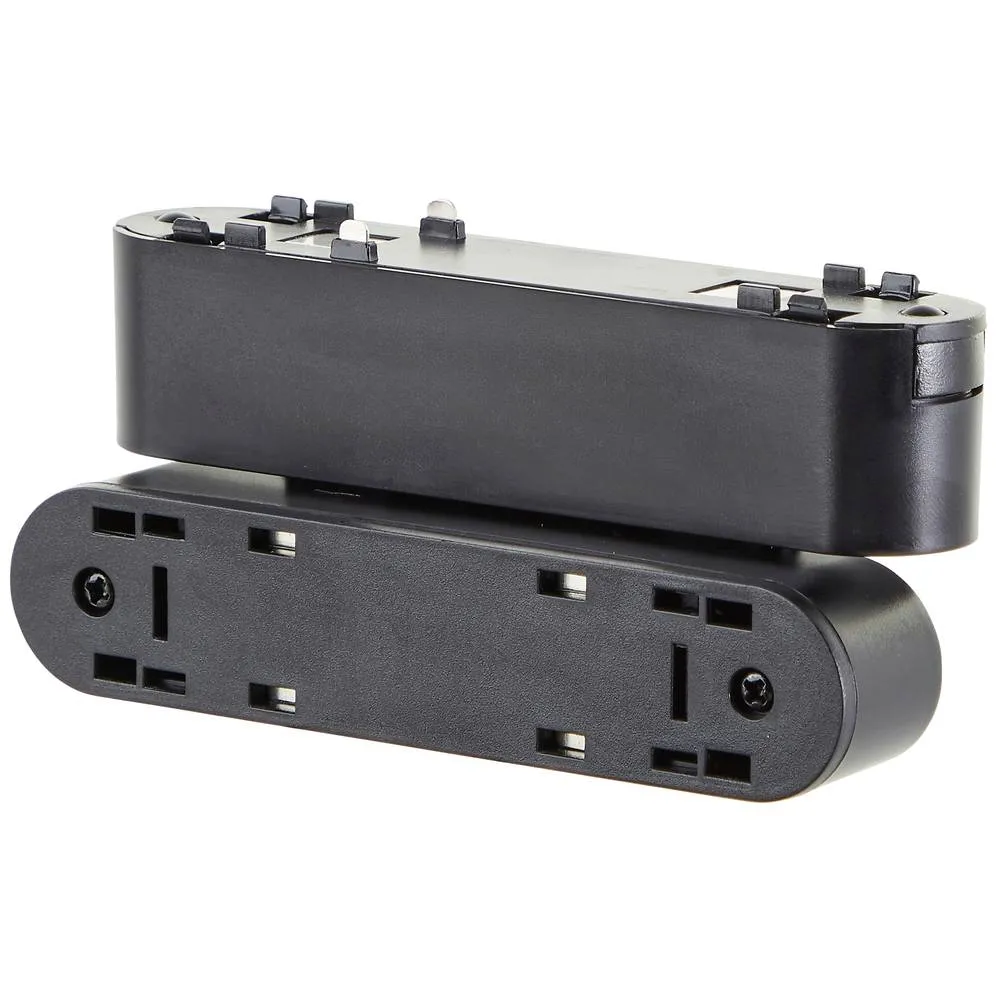 Brilliant Niedervolt Schienensystem Komponente Schienenadapter Sand Schwarz B-Ware
