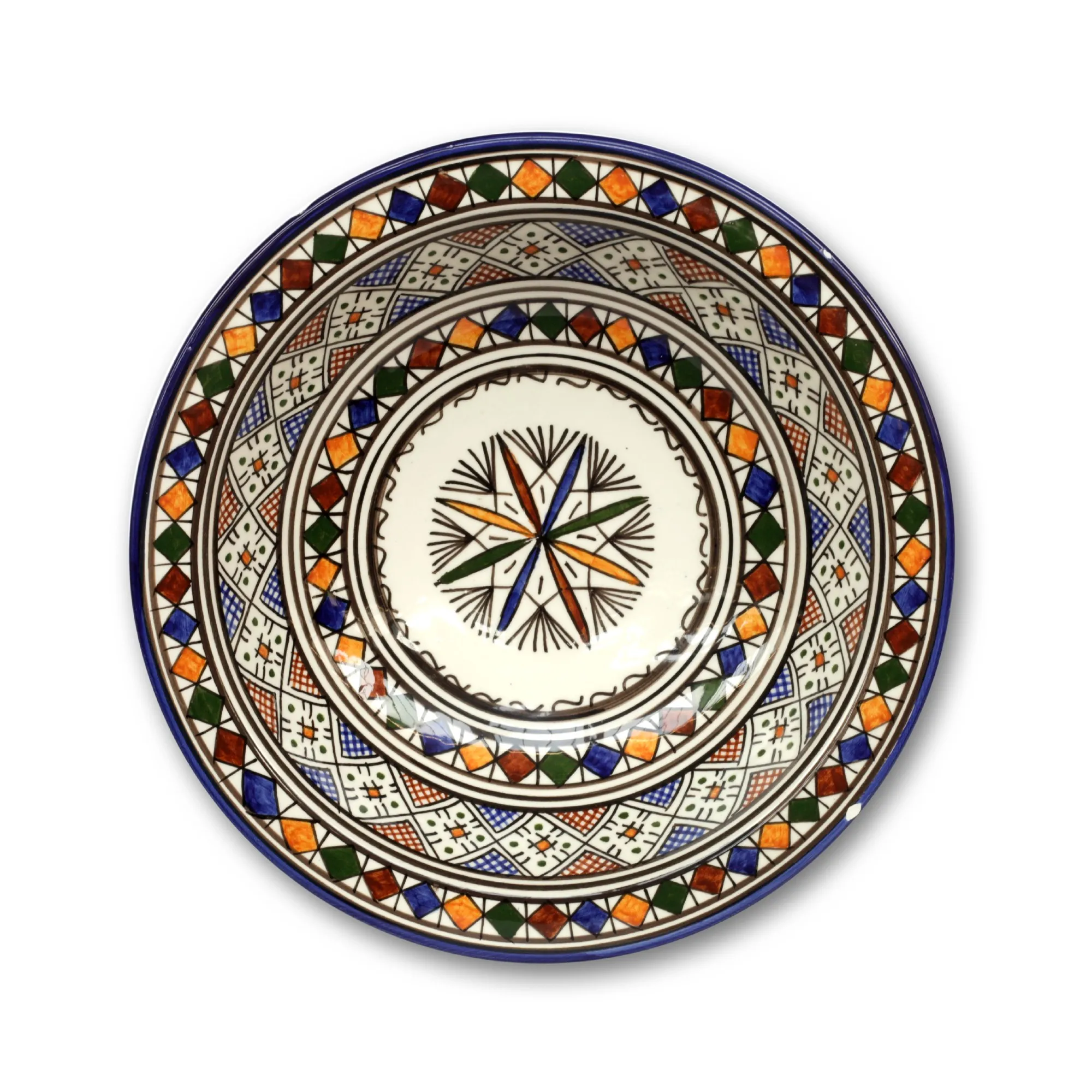 Zierkeramikteller 'Amazigh', Ø 28 cm, H 6,5 cm