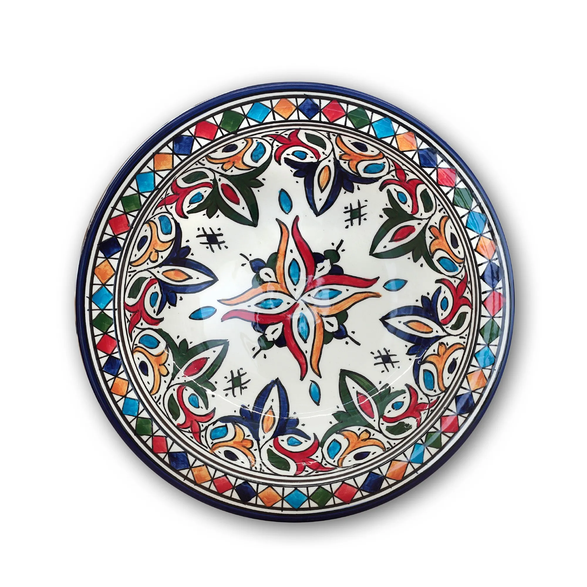 Zierkeramikteller 'Malaka', Ø 28 cm, H 6,5 cm