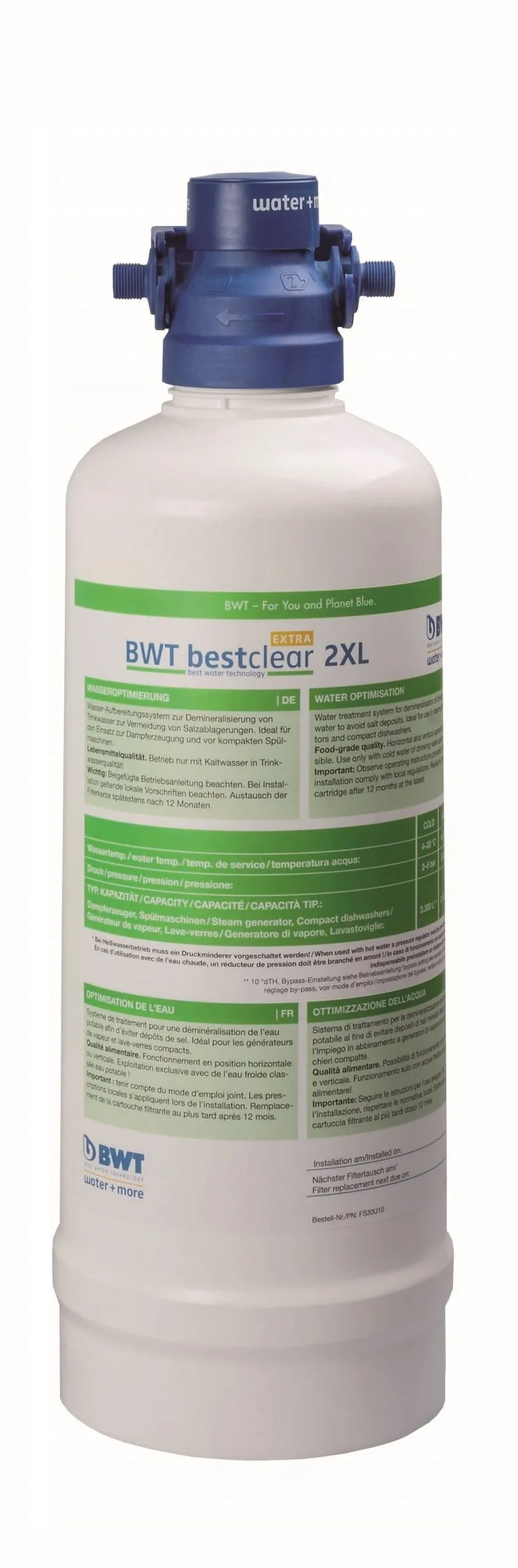 Wasser Filter BxTxH 185x185x580 mm