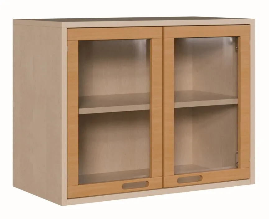 Hängeschrank mit Acrylglastüren, Breite 78 cm