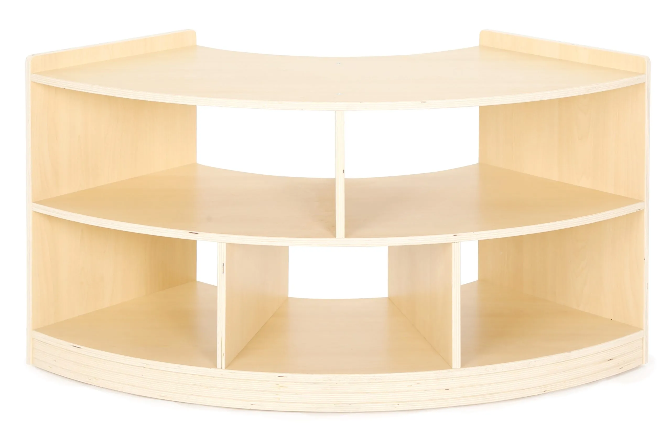 Wisdom Raumteiler Regal Viertelkreis - Möbelserie "Owlaf"