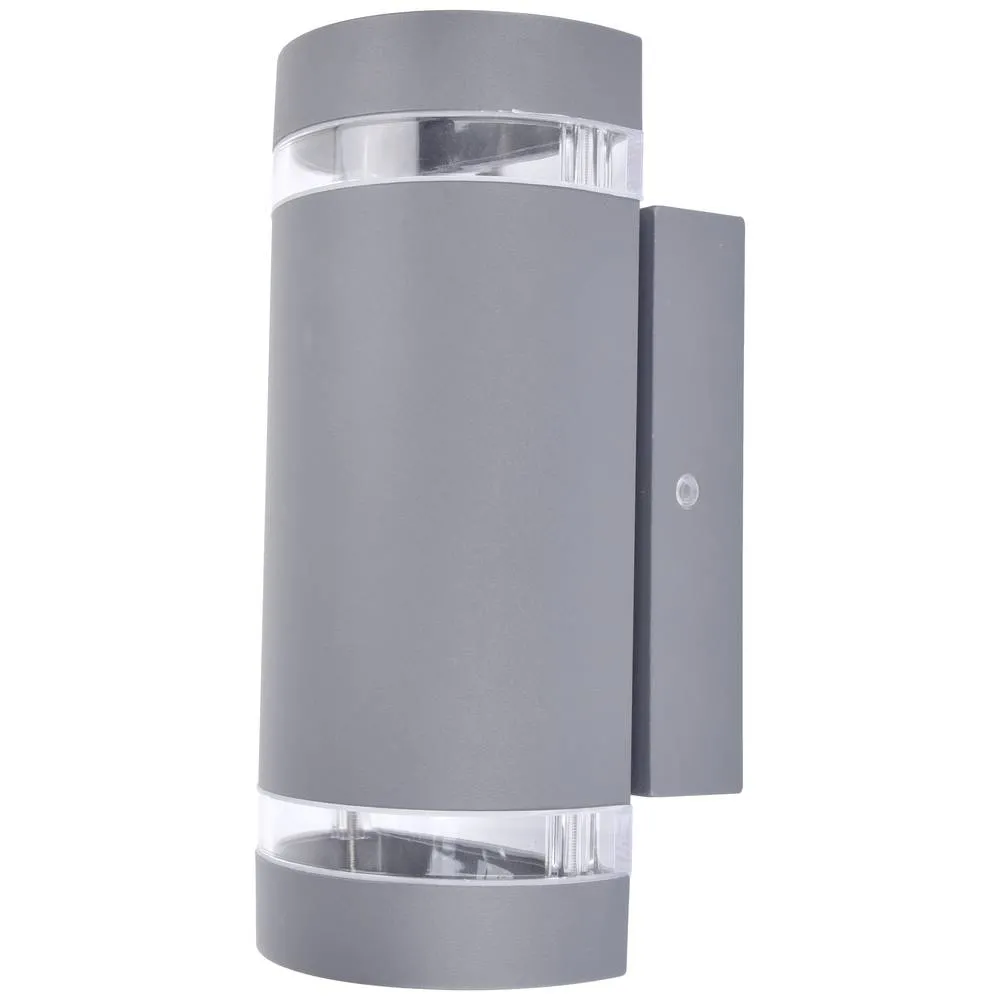 Lutec Focus 5604023112 Außenwandleuchte Gu10 Silber Wandleuchte Lampe Leuchte B-Ware