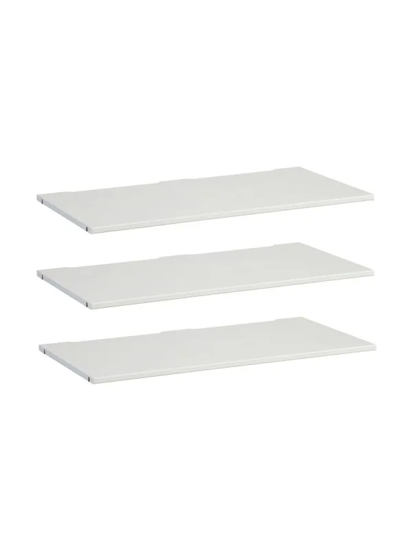 LIFETIME Kidsrooms Regalbrett 3 Stück, weiß lackiert