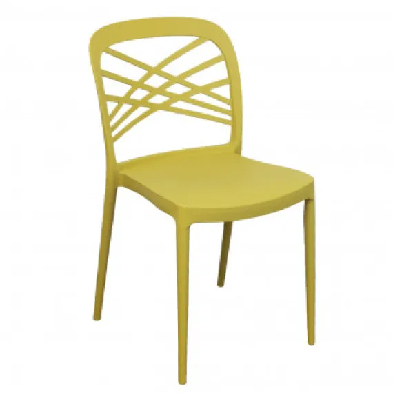 Moderne stapelbarer Stuhl HARMONIE aus Polypropylen