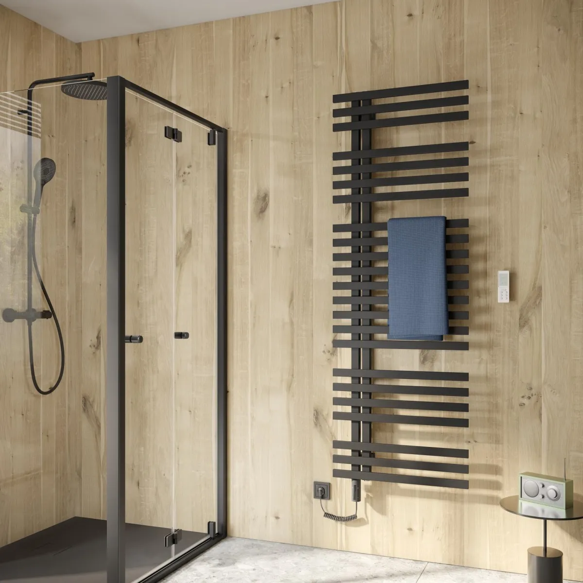 HSK Design-Heizkörper „Yenga Light“ 60 × 115 cm in Weiß