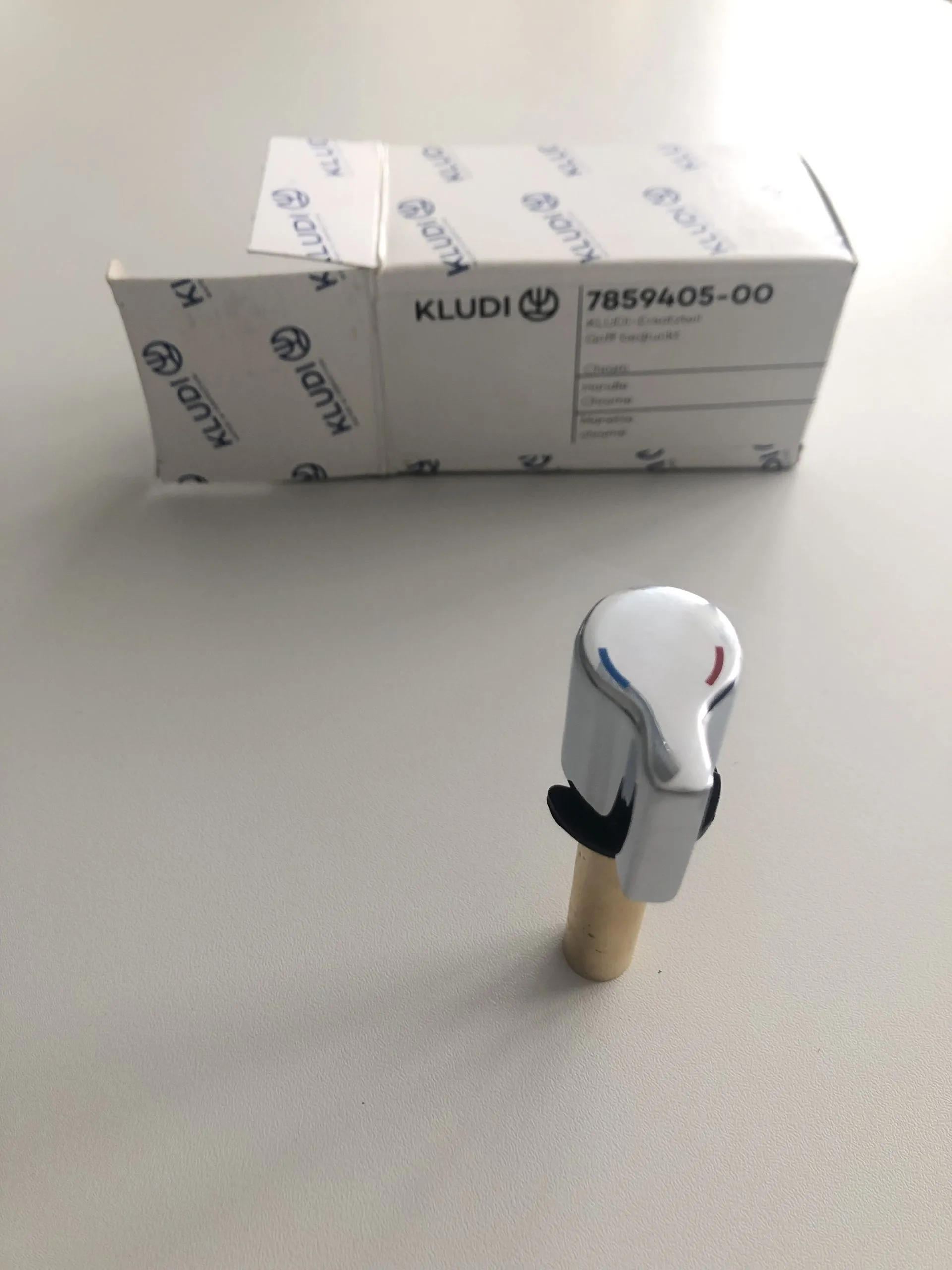 Kludi Ersatzteil Griff bedruckt und geklebt in Chrom, 7859405-00 Sonderangebot