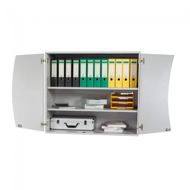 Aufsatzschrank mit Wellentüren und 2 Einlegeböden