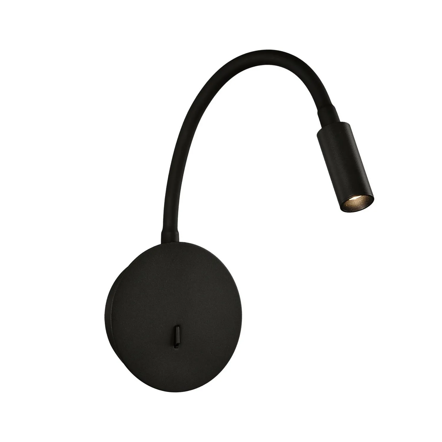 Acb Iluminación Led Wand Leseleuchte Leselampe Lyon Flexarm Schalter Schwarz 3 W B-Ware