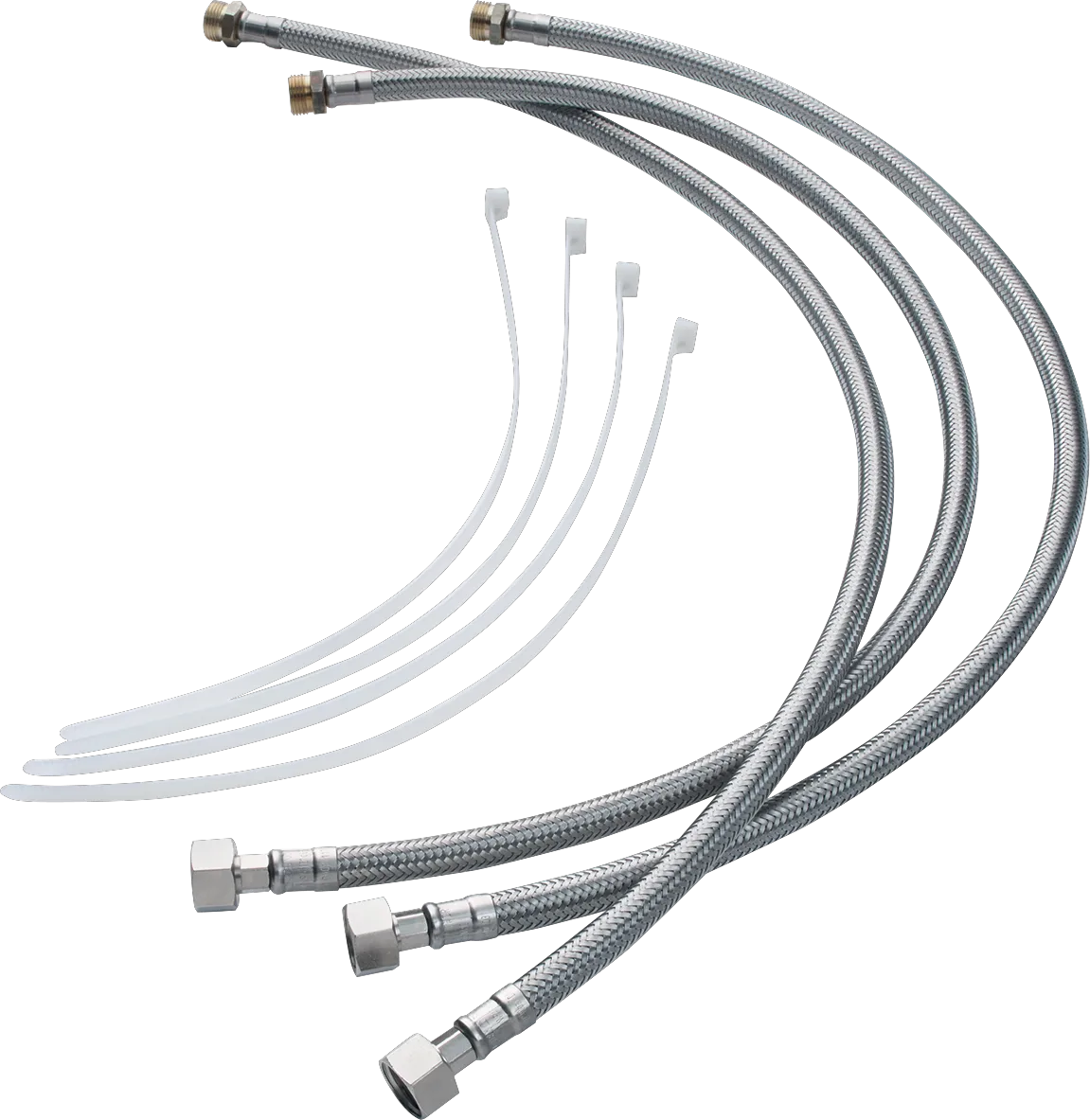 Schlauchverlängerungsset für 2-Loch Waschtischmischer k.a.