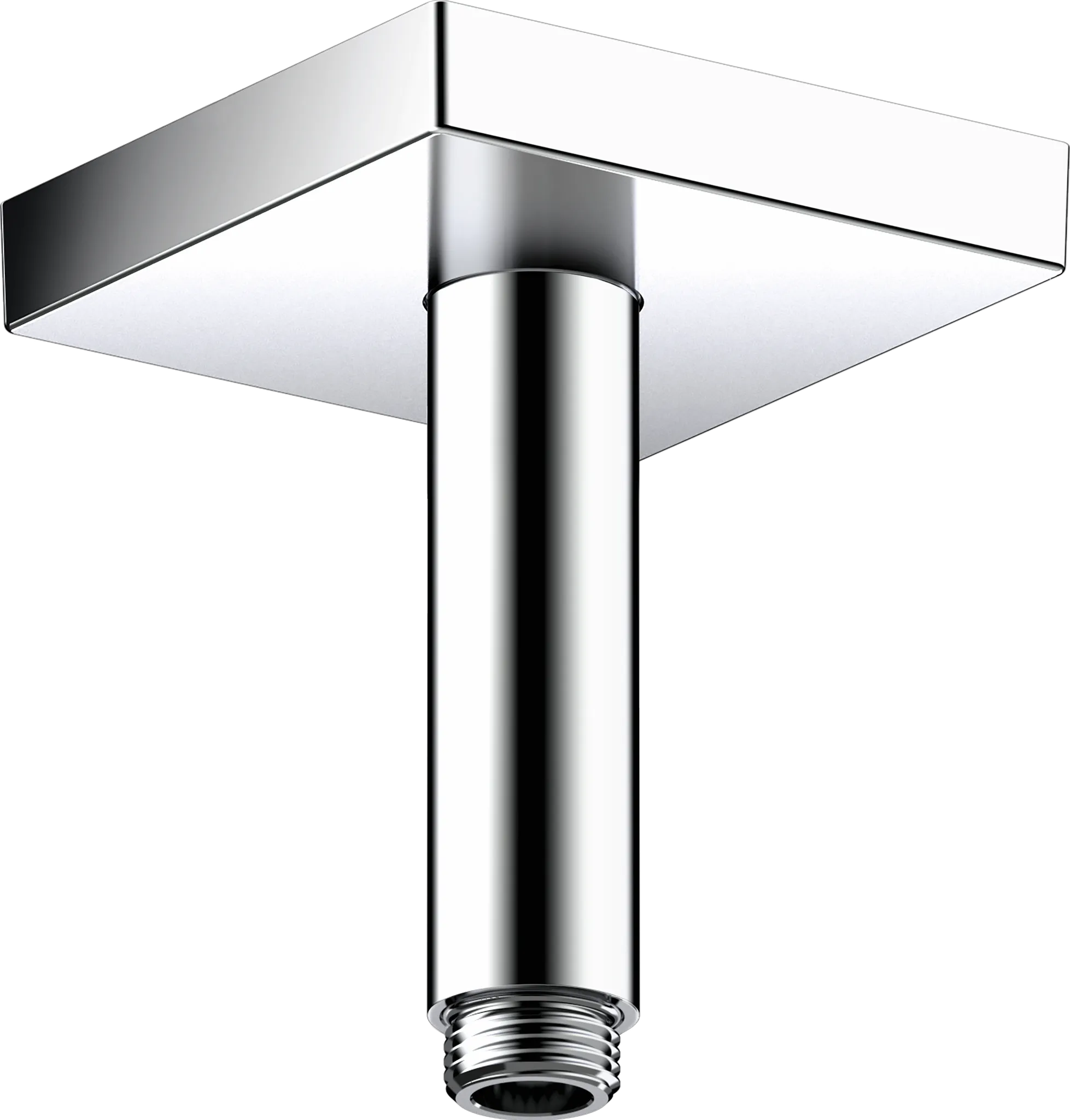 Decken-Anschlussstück Axor DN15 100mm eckig chrom