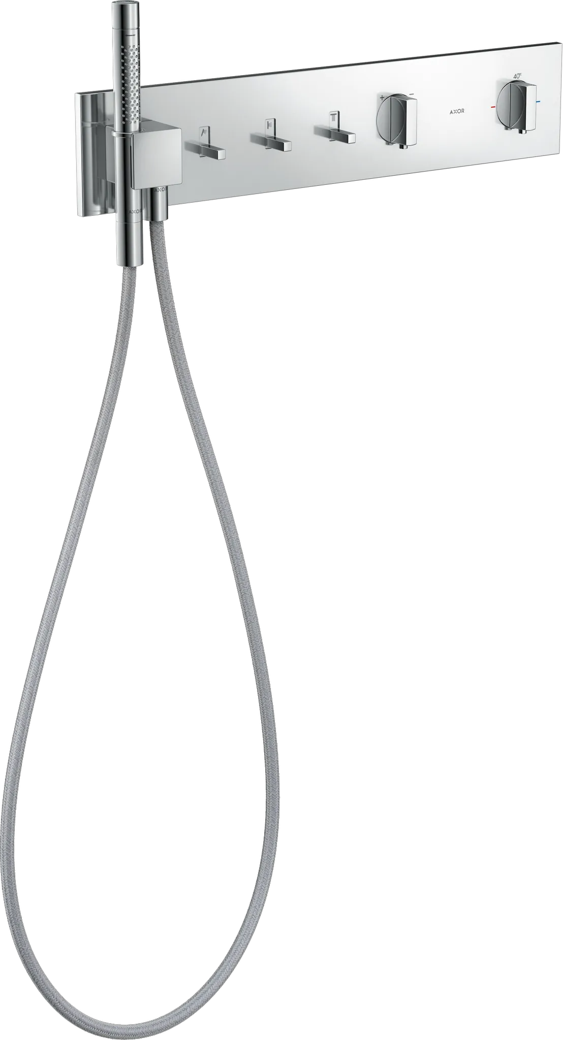 AXOR ShowerComposition Thermostatmodul 540/110 Unterputz für 3 Verbraucher Chrom