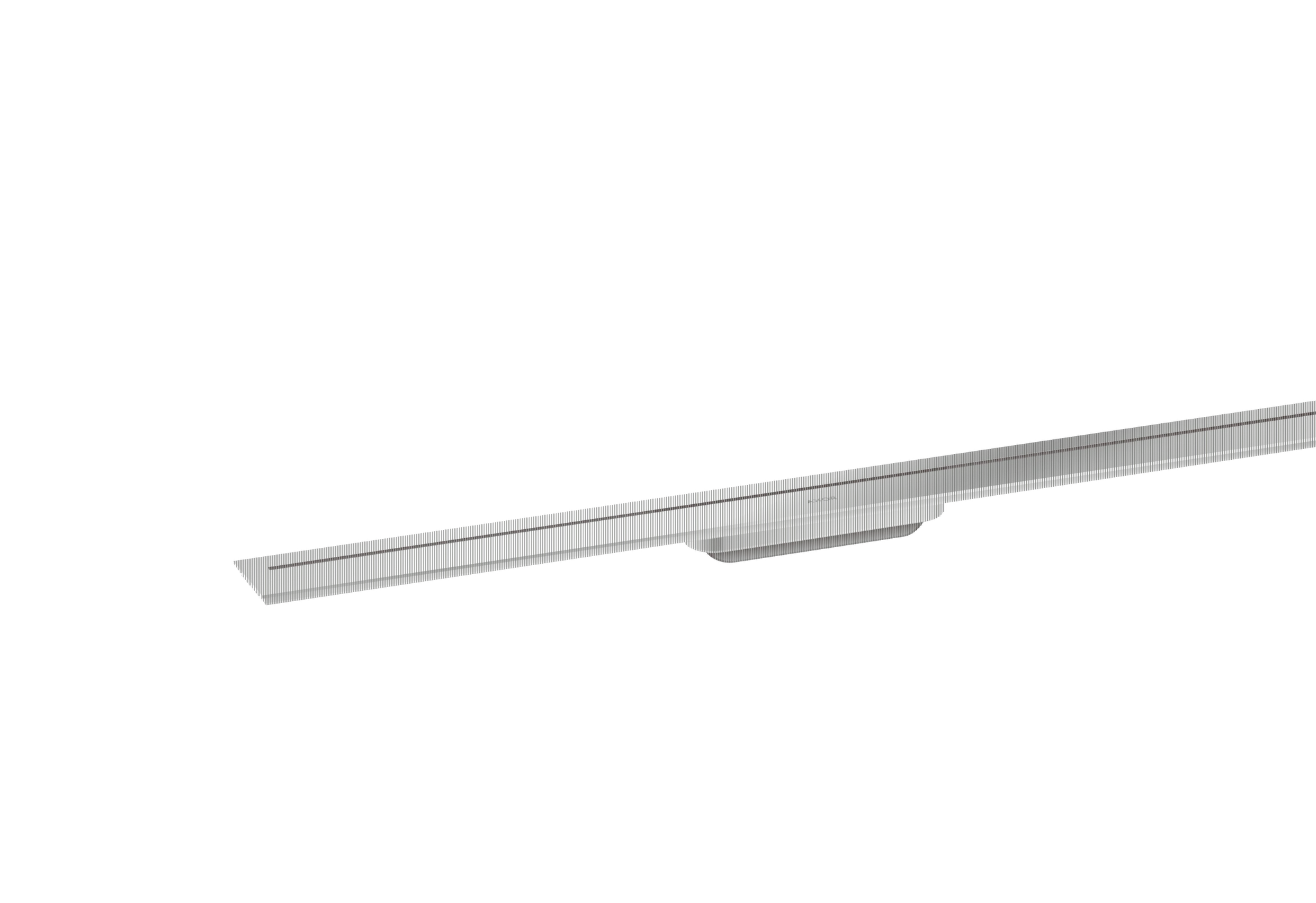 AXOR Drain Fertigset Duschrinne 900 Chrom