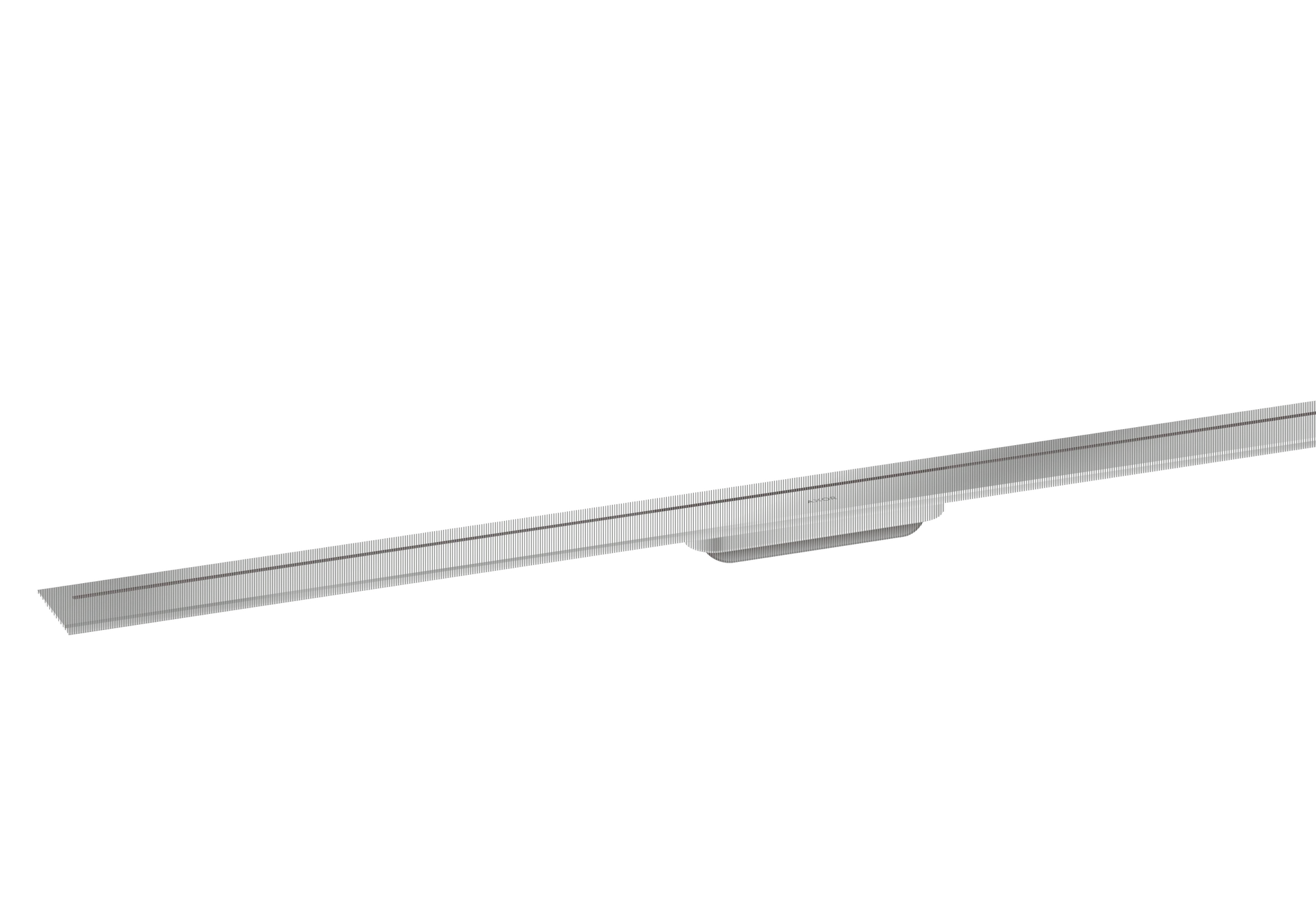 AXOR Drain Fertigset Duschrinne 1200 Chrom