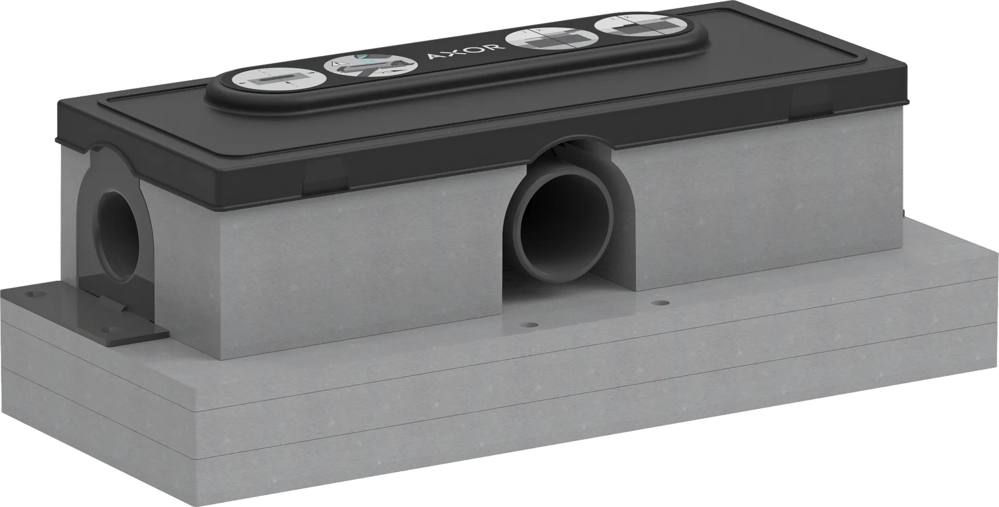 AXOR uBox universal Grundkörper Duschrinne Ablaufgehäuse für Standardinstallation