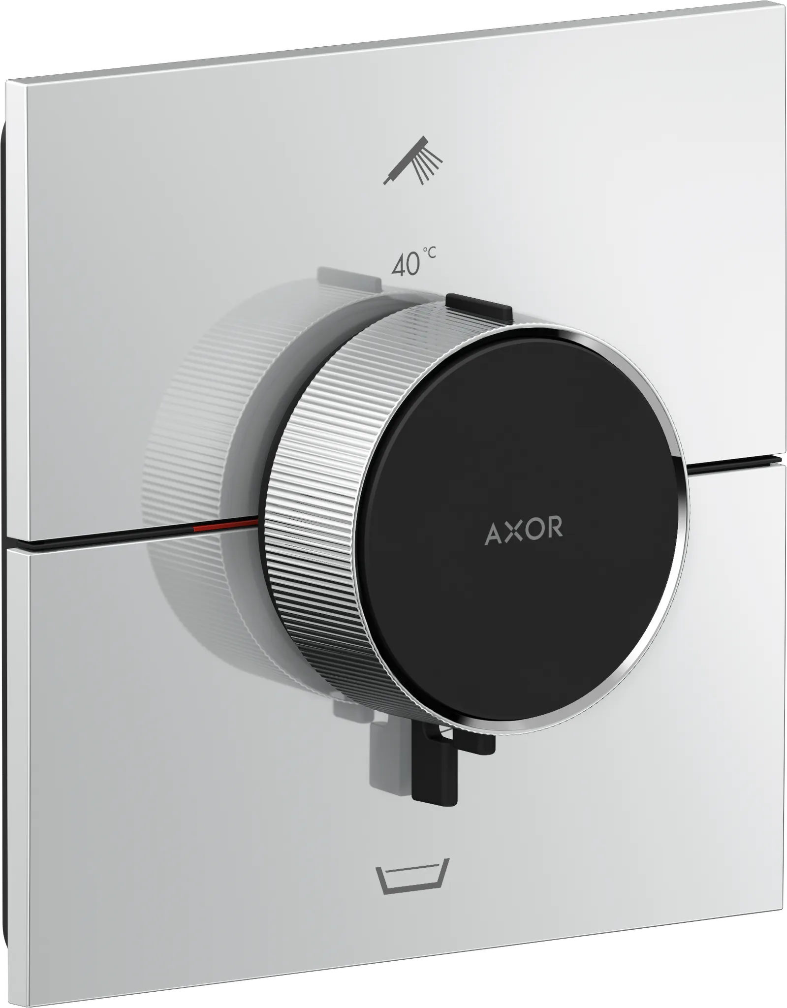AXOR ShowerSelect ID Thermostat Unterputz eckig für 2 Verbraucher mit integrierter Sicherungskombi nach EN1717 Chrom