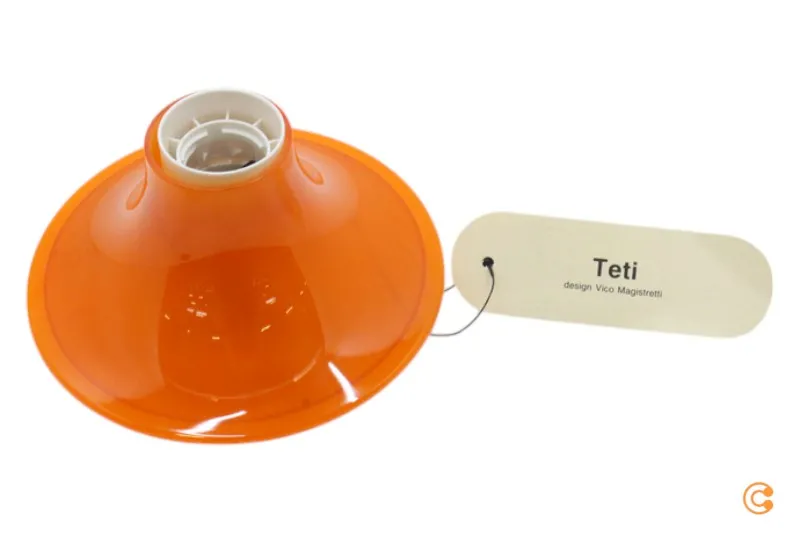 Teti Led Wandleuchte Deckenleuchte Wandlampe Hängelampe Lampe Licht E27 Orange B-Ware