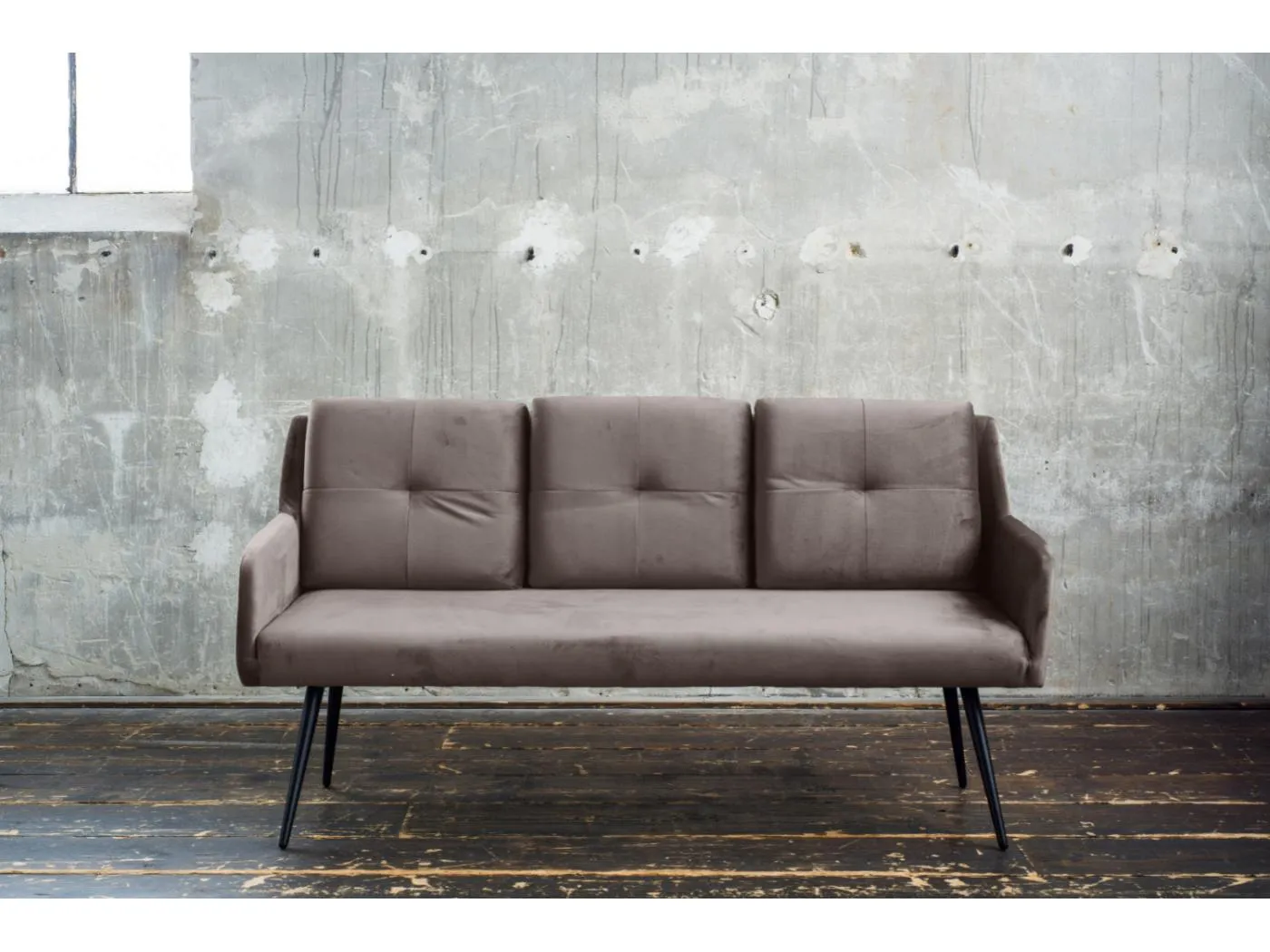 Esszimmerbank - Taupe Velvet - PIRI