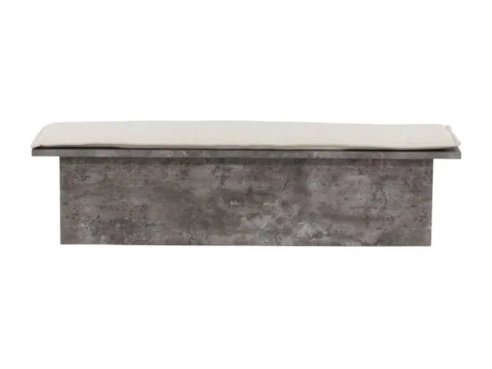 Kellogg Sitzbank grau.