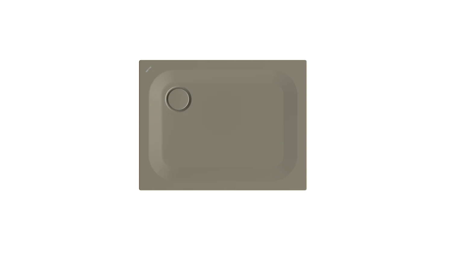 Bette rechteck Duschwanne „BetteUltra“ 90 × 70 cm in Graphite