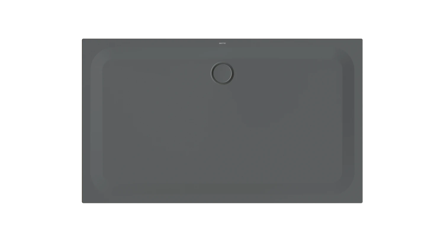 Bette rechteck Duschwanne „BetteUltra“ 170 × 100 cm in Raven