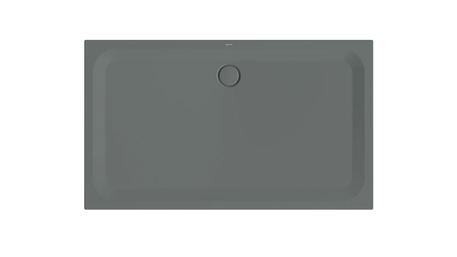 Bette rechteck Duschwanne „BetteUltra“ 170 × 100 cm in Smoke