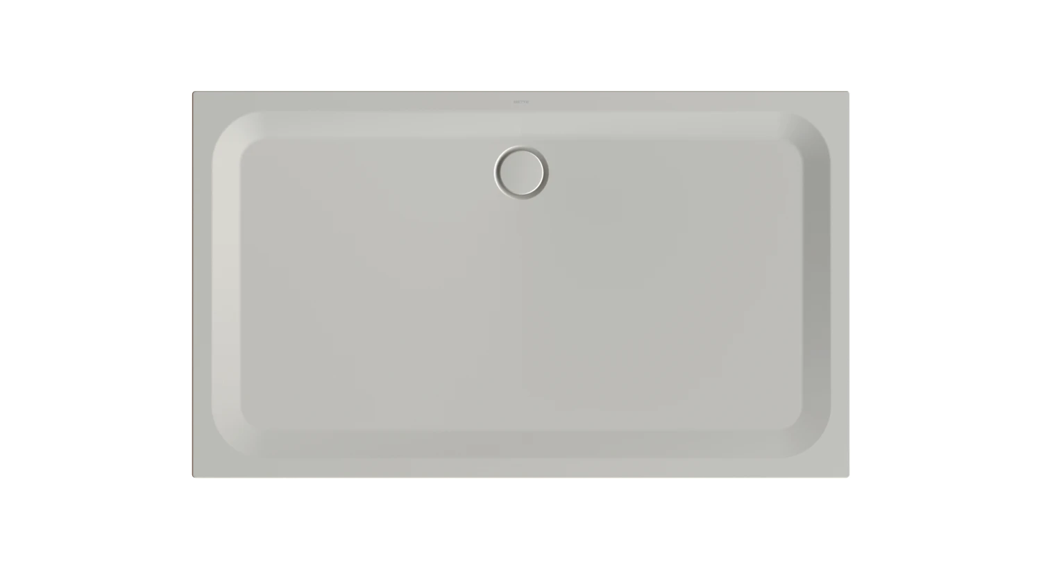 Bette rechteck Duschwanne „BetteUltra“ 170 × 100 cm in Silver