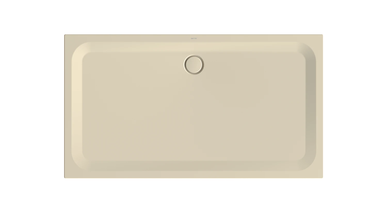 Bette rechteck Duschwanne „BetteUltra“ 180 × 100 cm in Jasmin
