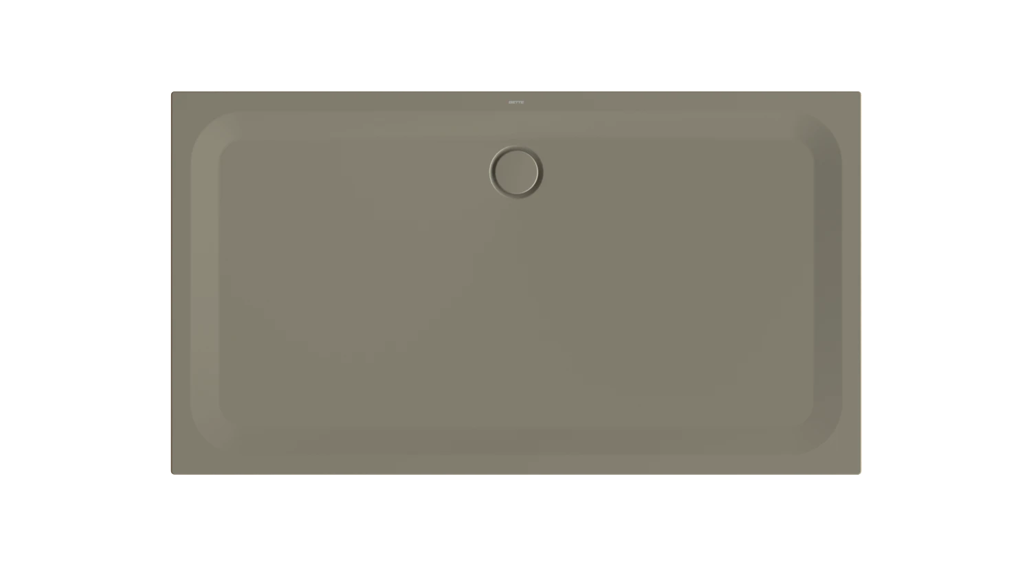 Bette rechteck Duschwanne „BetteUltra“ 180 × 100 cm in Graphite