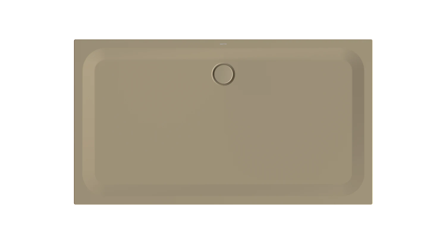 Bette rechteck Duschwanne „BetteUltra“ 180 × 100 cm in Hazel