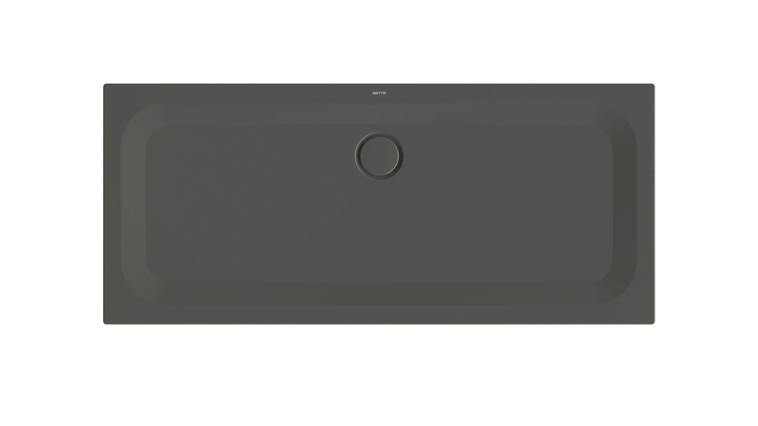 Bette rechteck Duschwanne „BetteUltra“ 160 × 70 cm in Anthracite