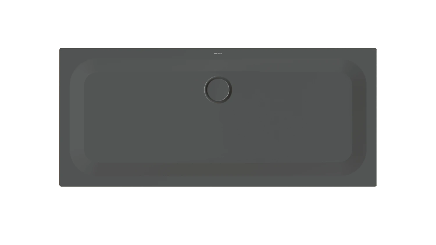 Bette rechteck Duschwanne „BetteUltra“ 160 × 70 cm in Slate