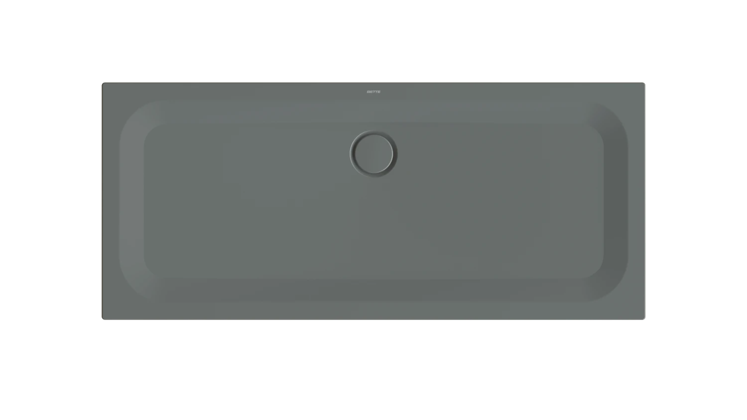 Bette rechteck Duschwanne „BetteUltra“ 160 × 70 cm in Smoke