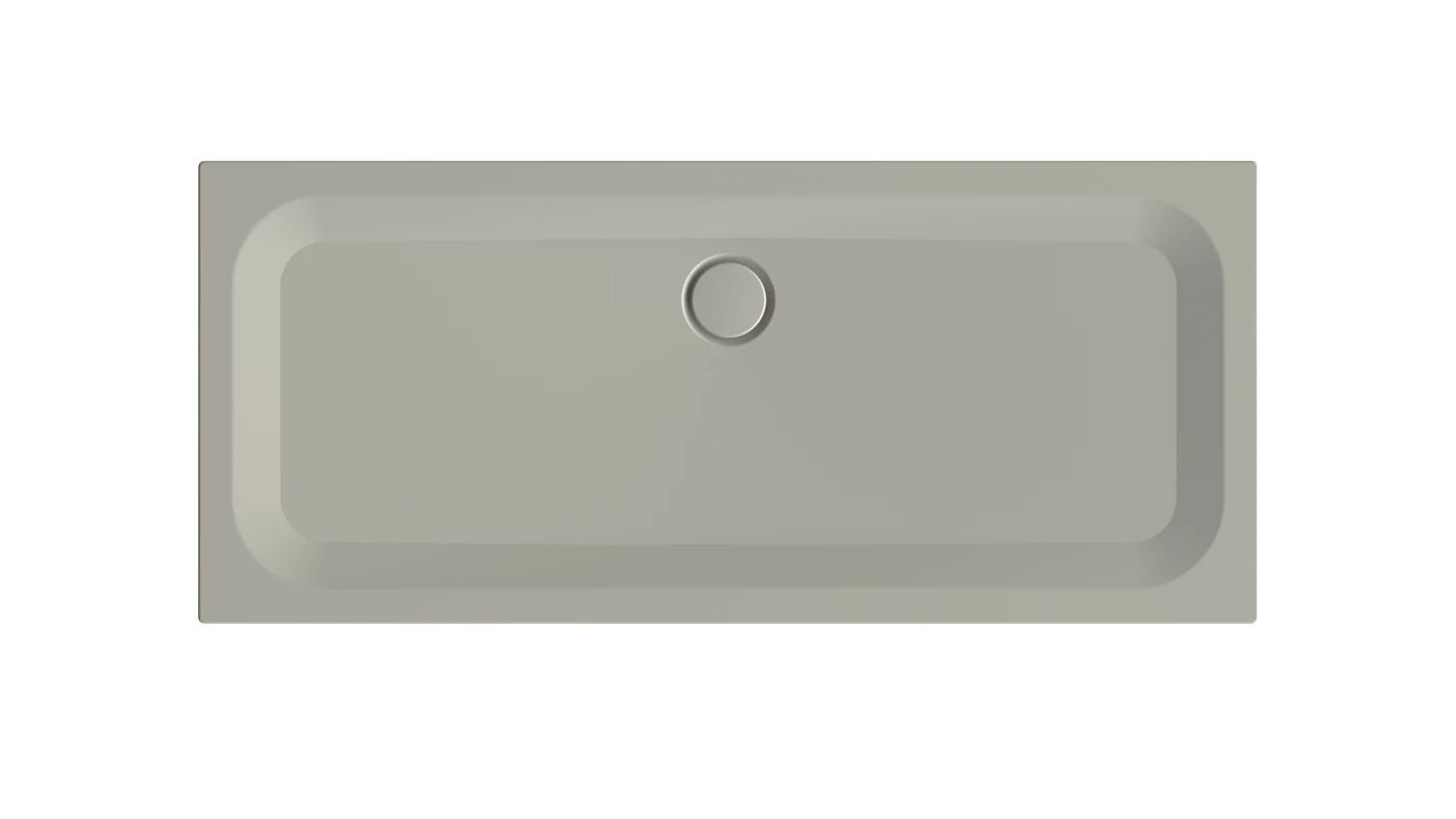 Bette rechteck Duschwanne „BetteUltra“ 160 × 70 cm in Stone