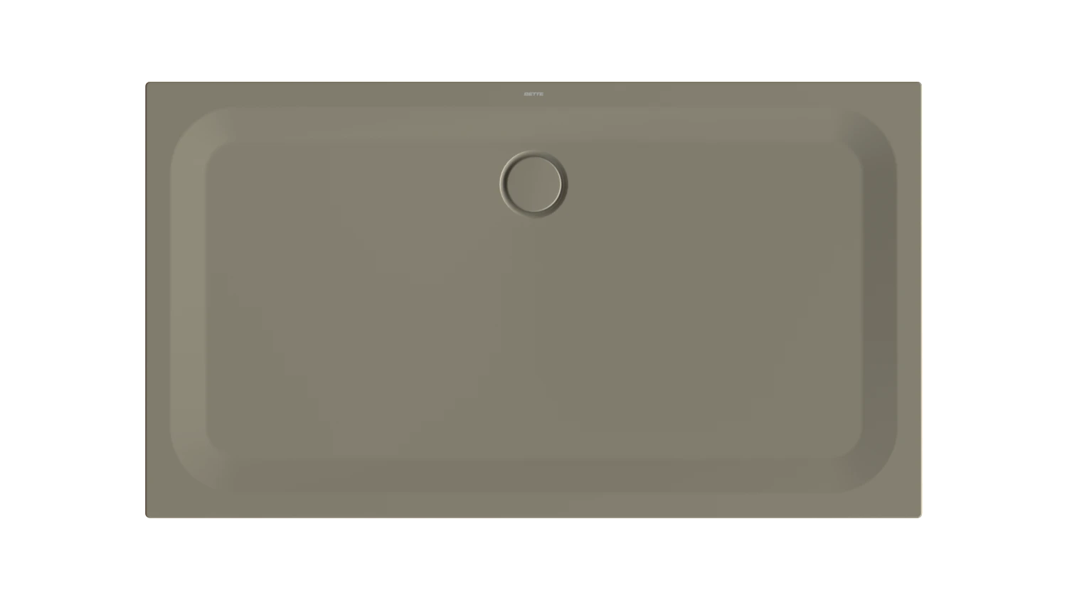 Bette rechteck Duschwanne „BetteUltra“ 160 × 90 cm in Graphite