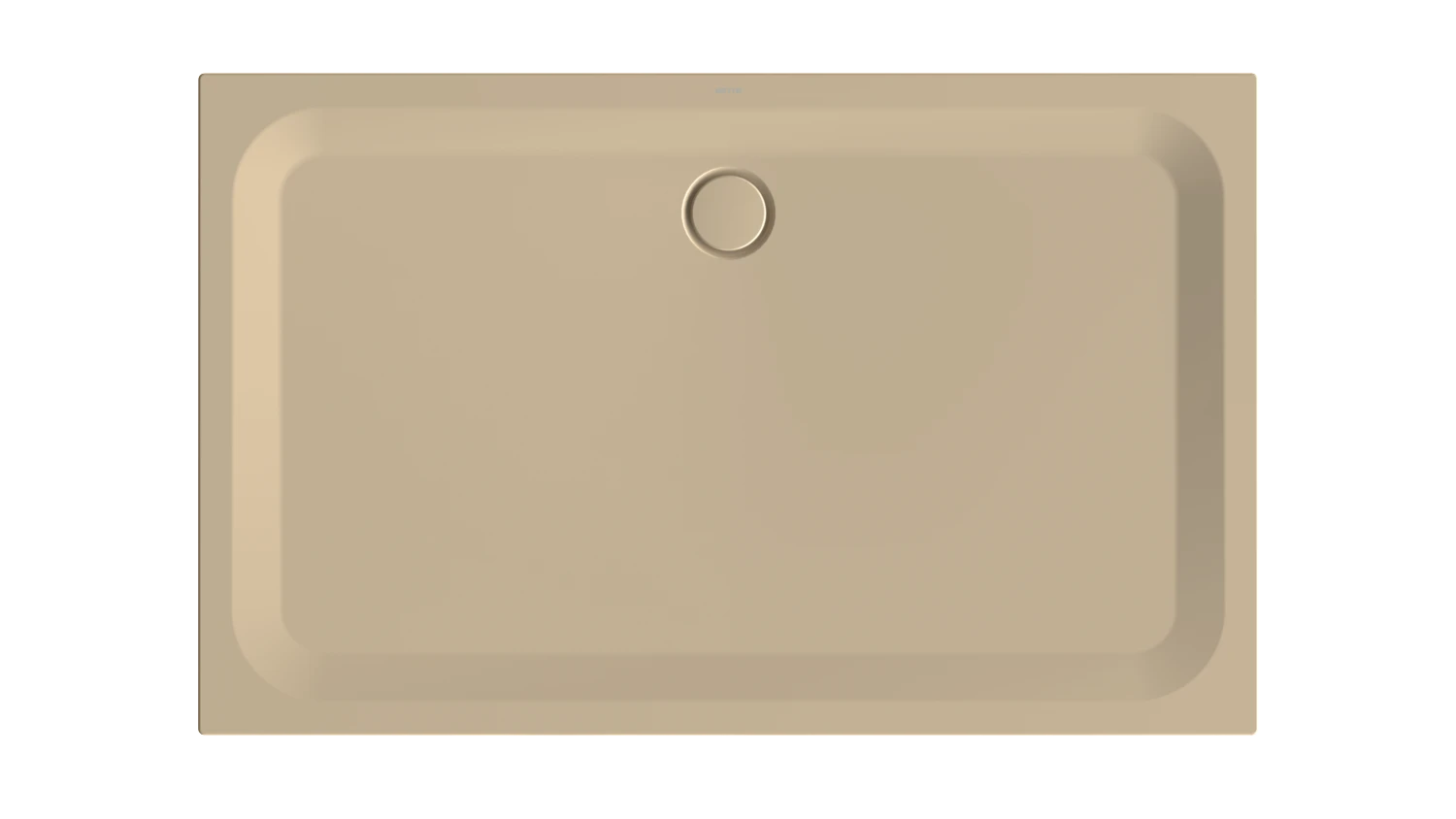 Bette rechteck Duschwanne „BetteUltra“ 160 × 100 cm in Bahamabeige