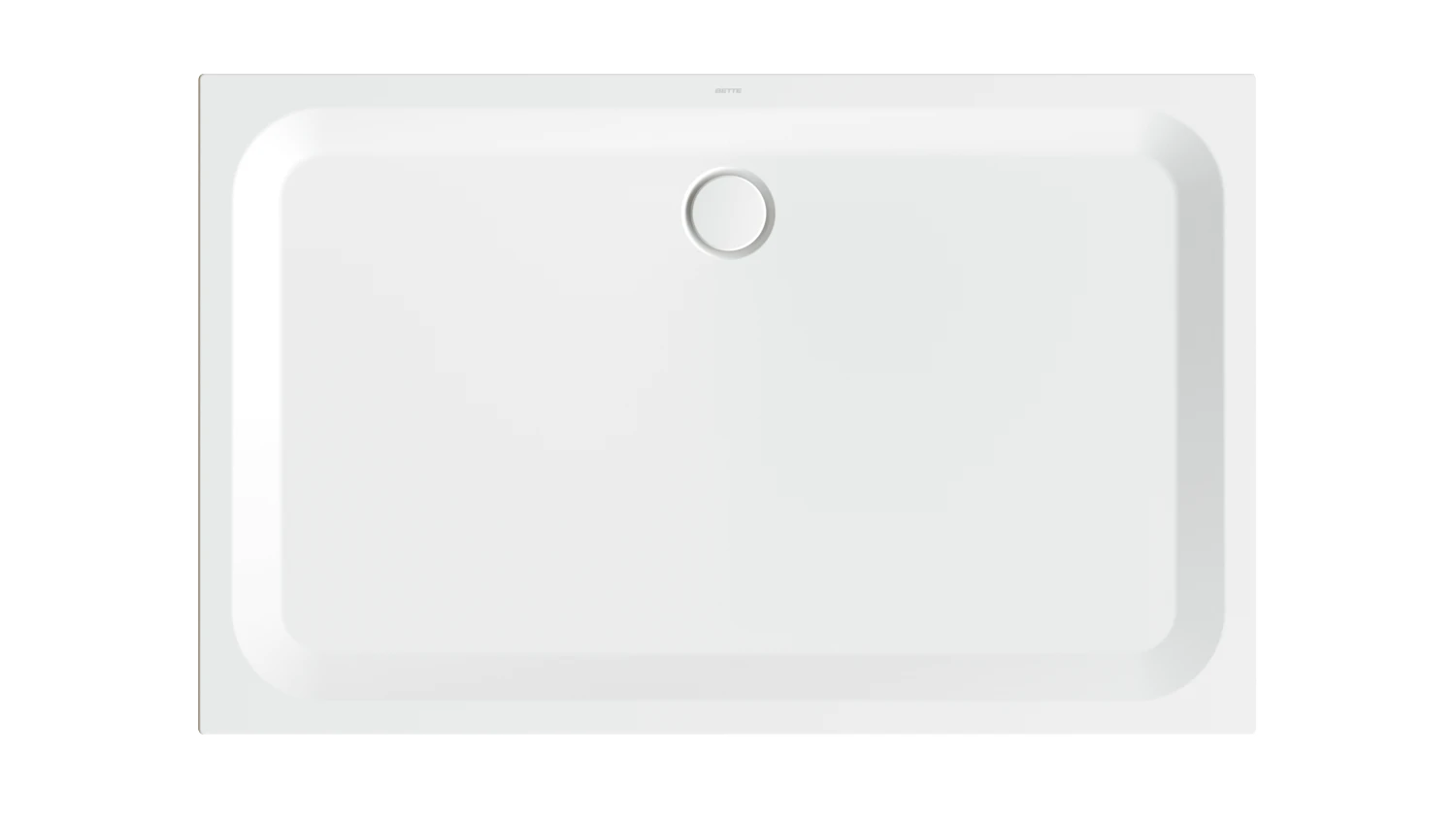 Bette rechteck Duschwanne „BetteUltra“ 160 × 100 cm in Edelweiß