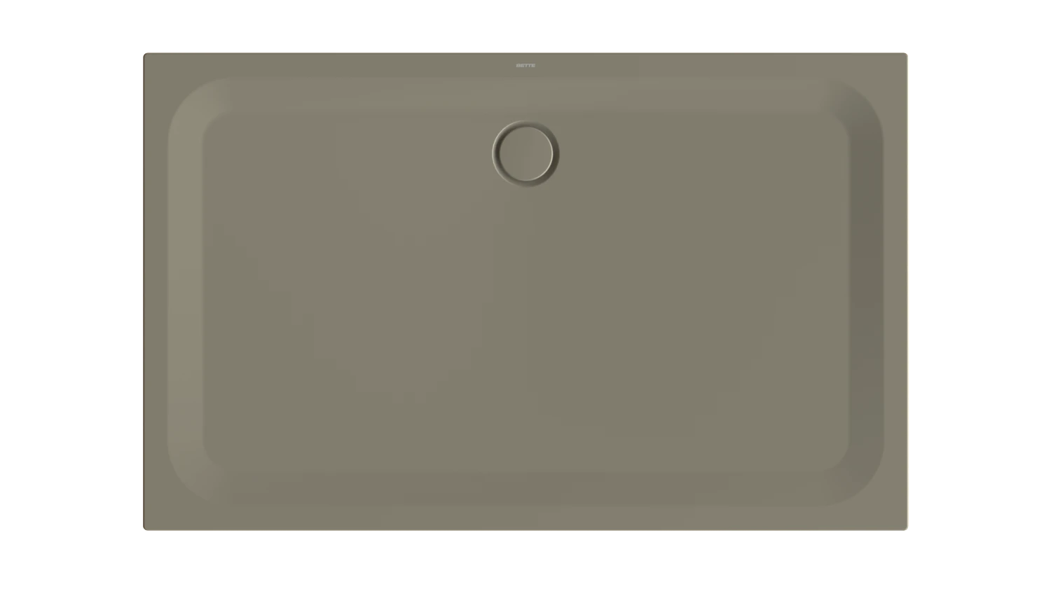 Bette rechteck Duschwanne „BetteUltra“ 160 × 100 cm in Graphite
