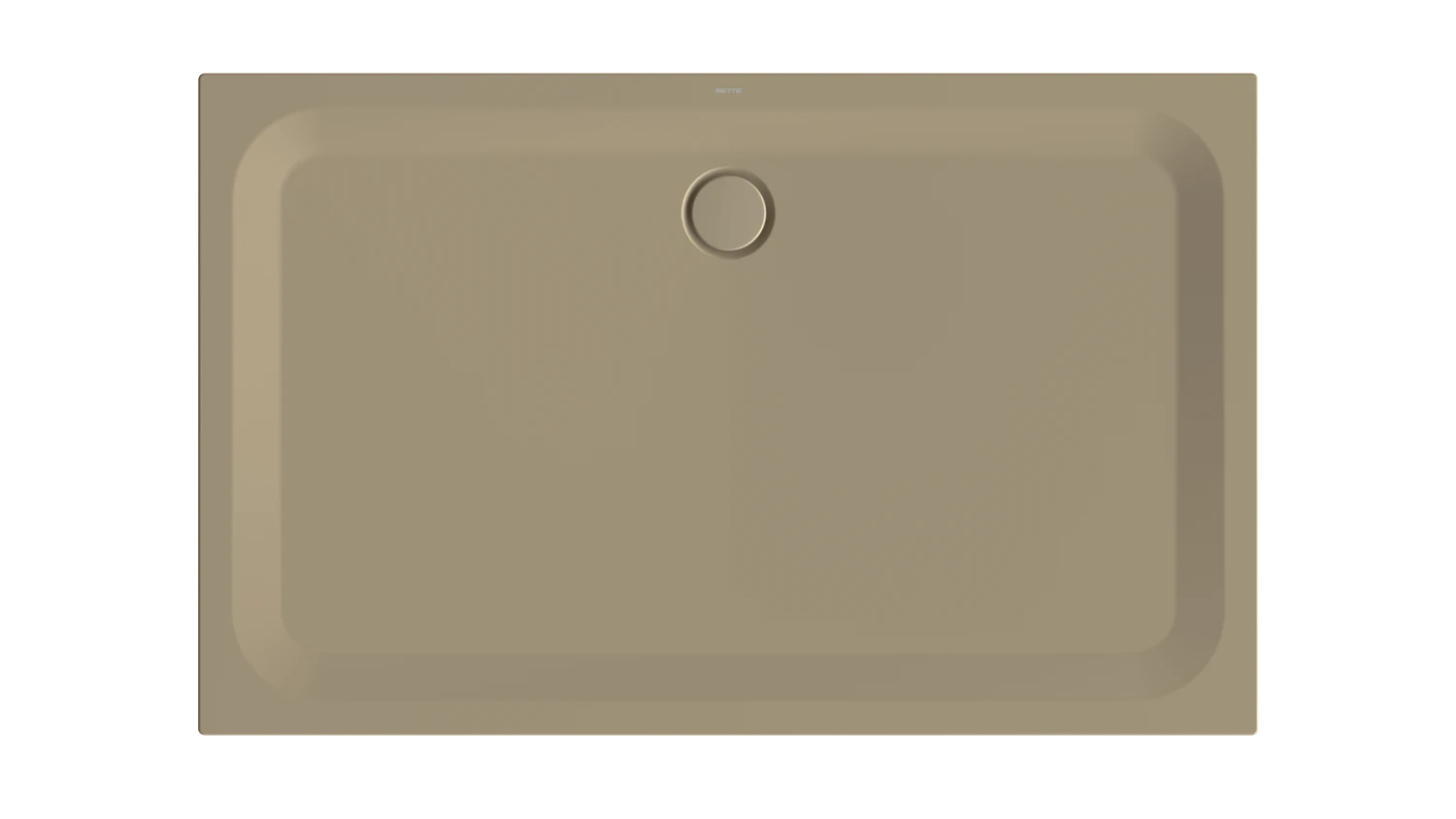 Bette rechteck Duschwanne „BetteUltra“ 160 × 100 cm in Hazel