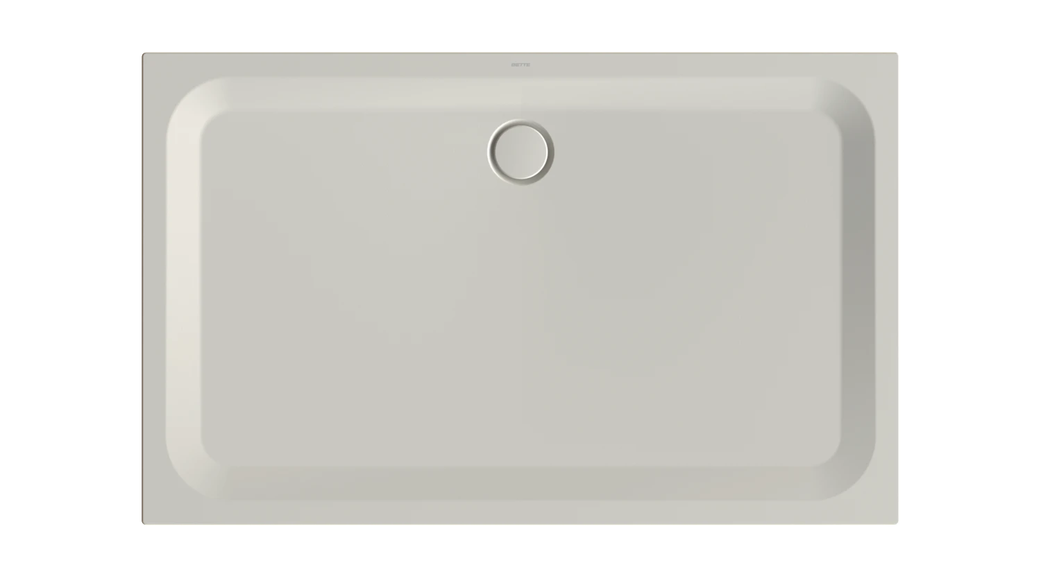 Bette rechteck Duschwanne „BetteUltra“ 160 × 100 cm in Flax