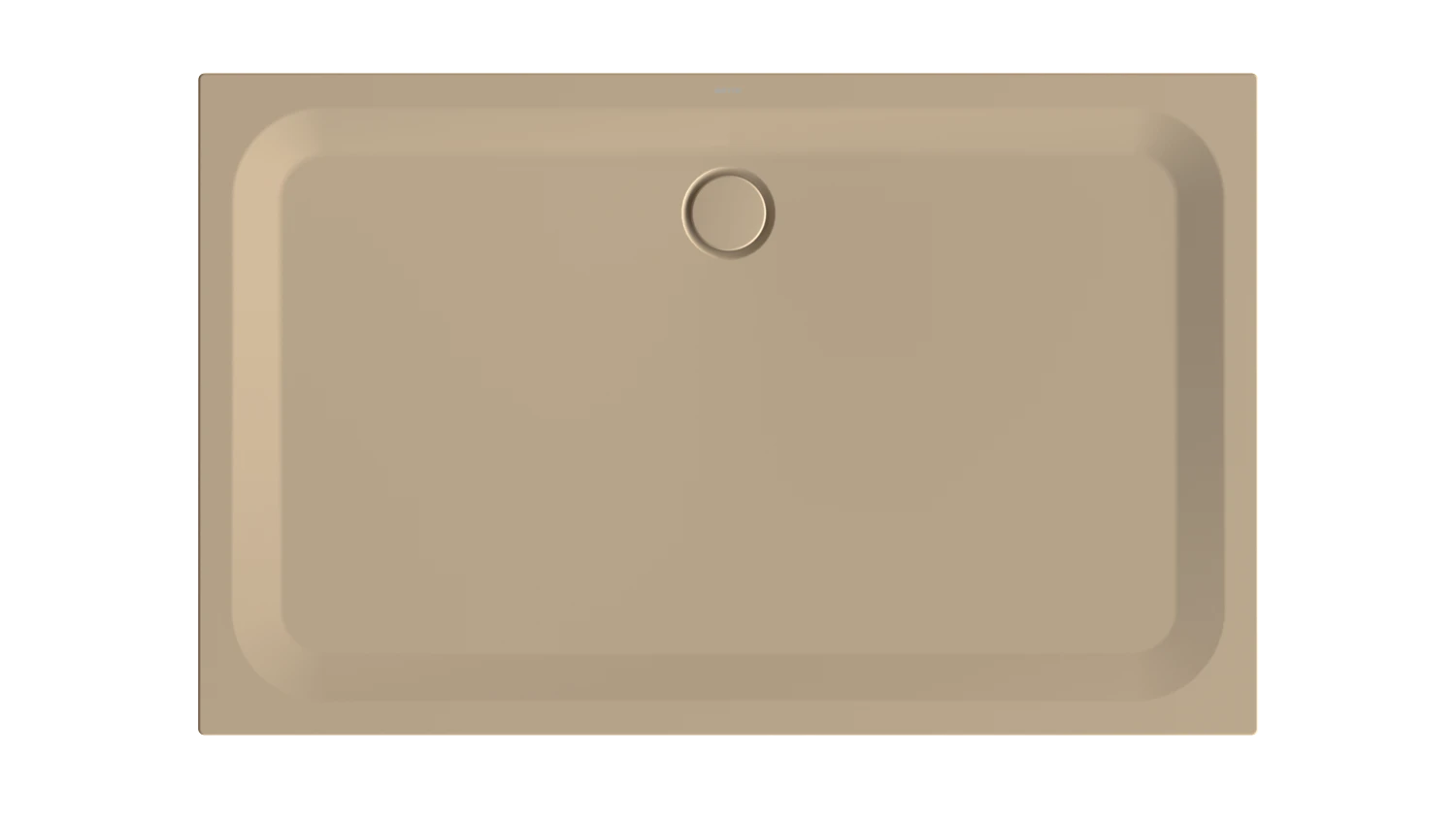 Bette rechteck Duschwanne „BetteUltra“ 160 × 100 cm in Greige