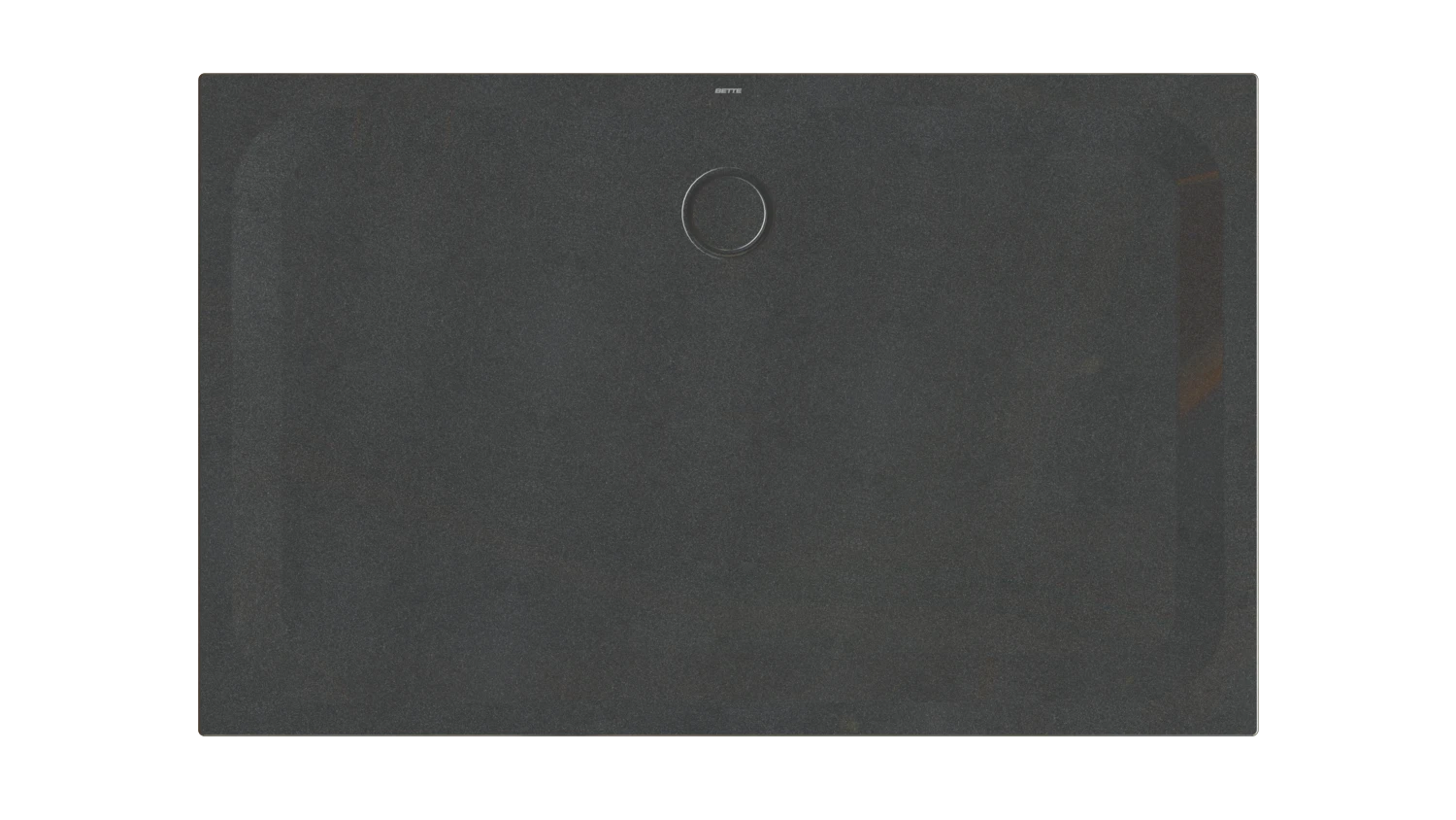 Bette rechteck Duschwanne „BetteUltra“ 160 × 100 cm in Midnight