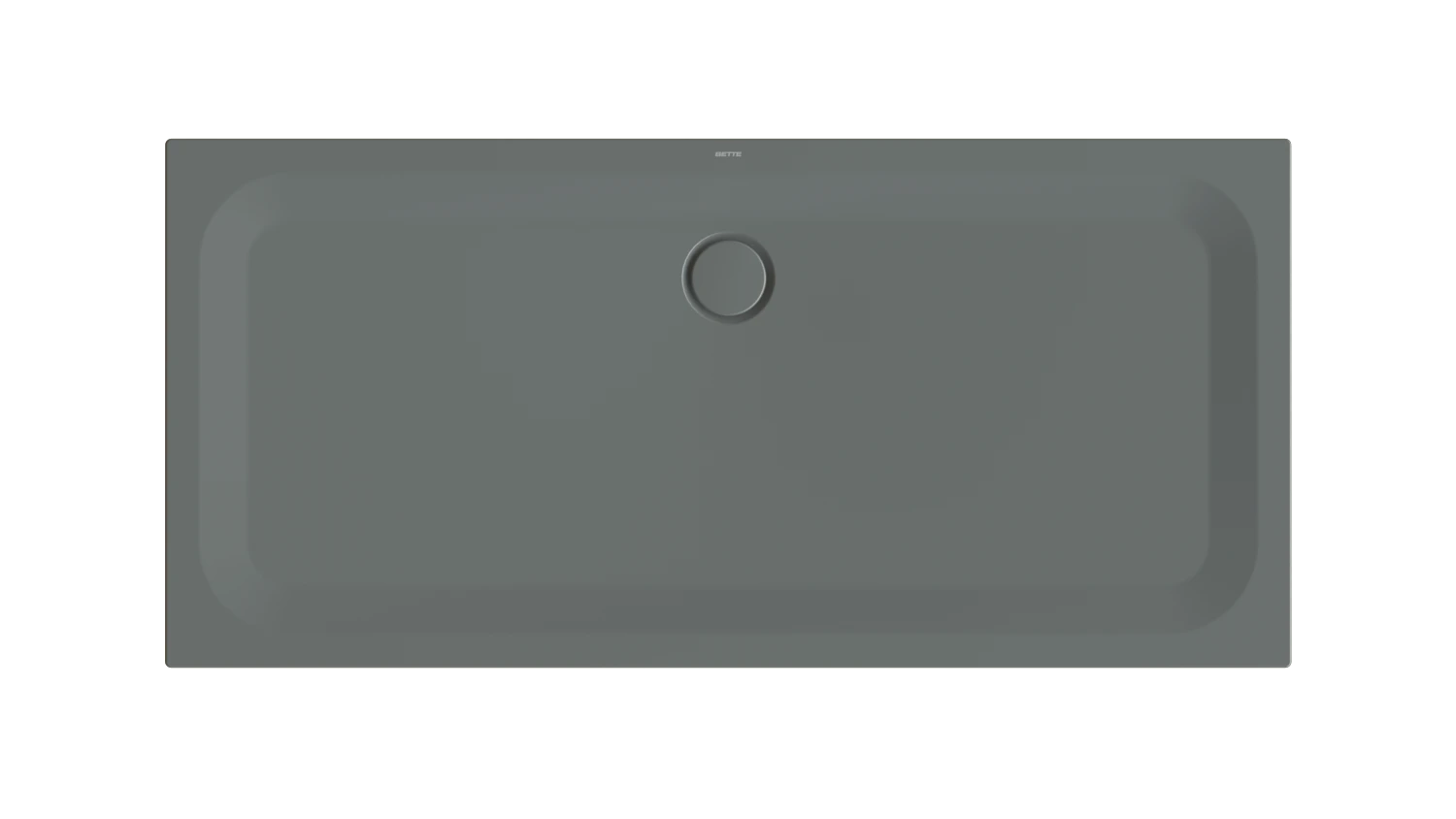 Bette rechteck Duschwanne „BetteUltra“ 170 × 80 cm in Smoke