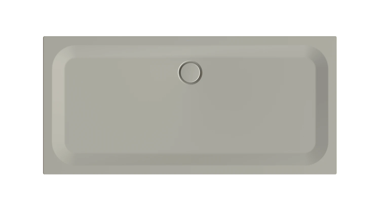 Bette rechteck Duschwanne „BetteUltra“ 170 × 80 cm in Stone