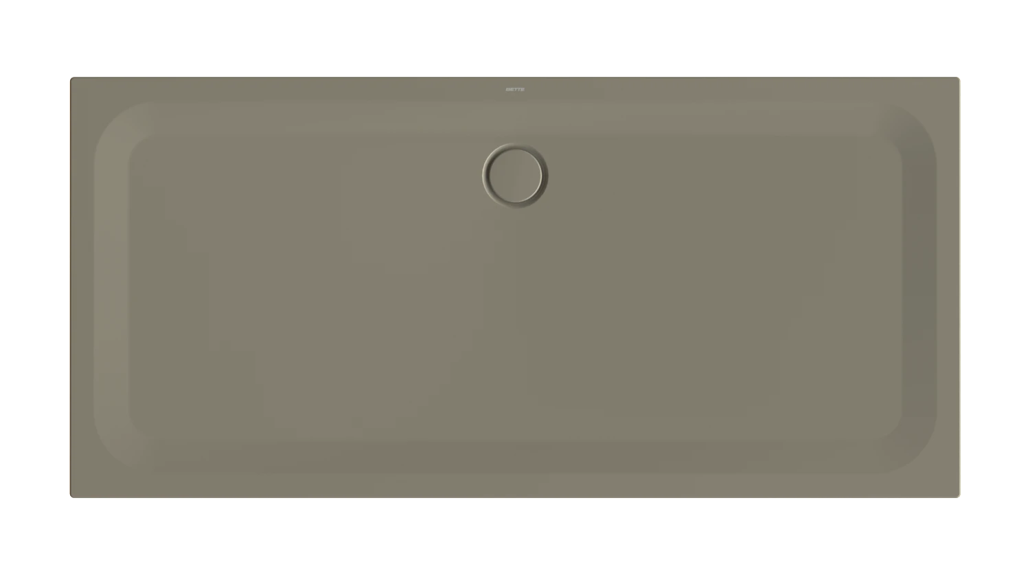 Bette rechteck Duschwanne „BetteUltra“ 190 × 90 cm in Graphite